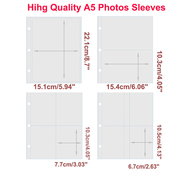 Photocard Binder A5 6 Pocket Sleeves